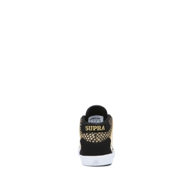 Dětské Kotníkové Boty Supra TODDLER VAIDER Černé/Zlaté/Bílé | CZ-10973